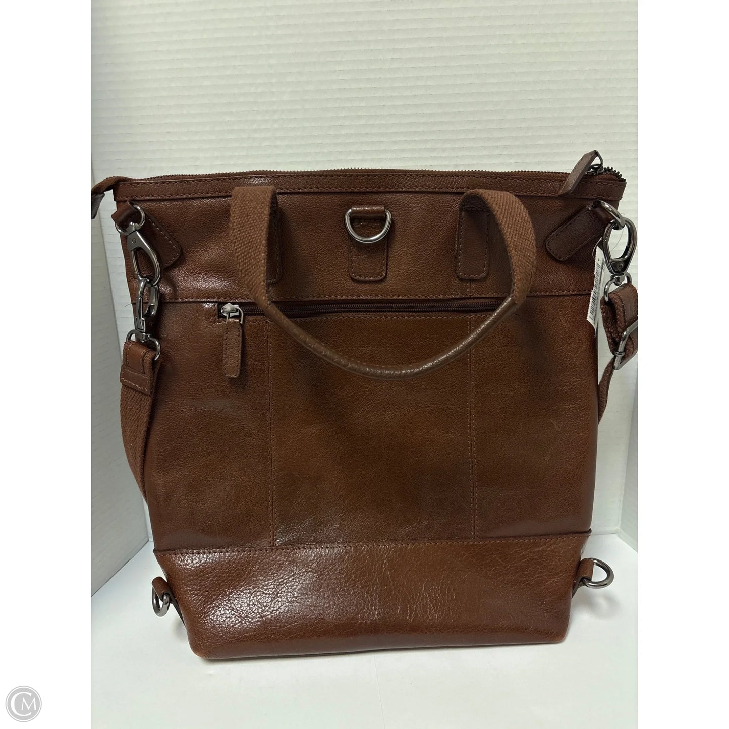 Handbag Leather By Clothes Mentor, Size: Large