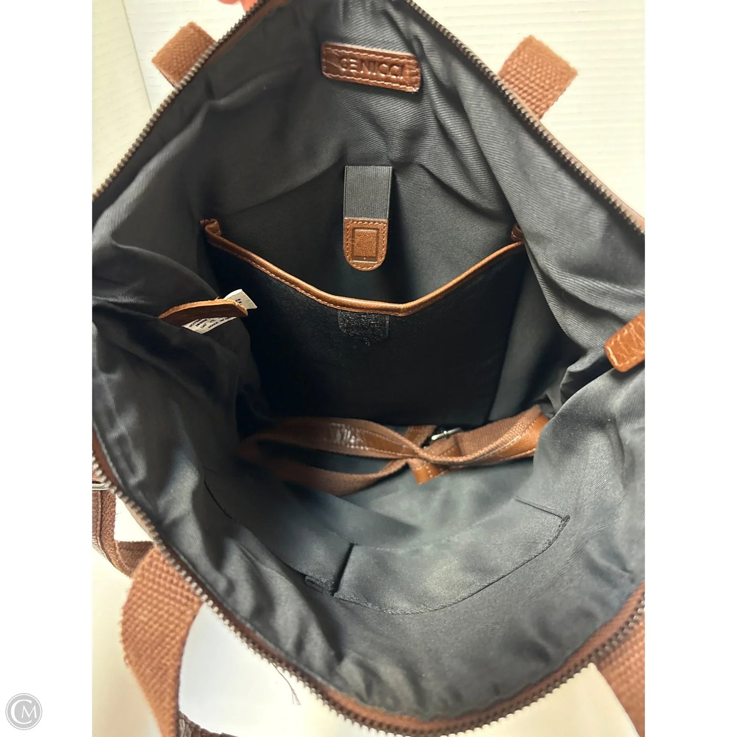 Handbag Leather By Clothes Mentor, Size: Large