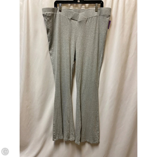 Pants Lounge By Clothes Mentor In Grey, Size: 3x