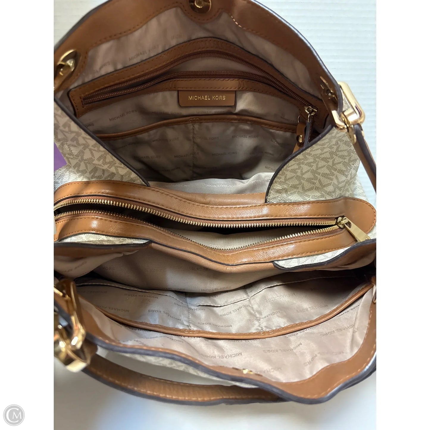 Handbag Designer By Michael Kors, Size: Large