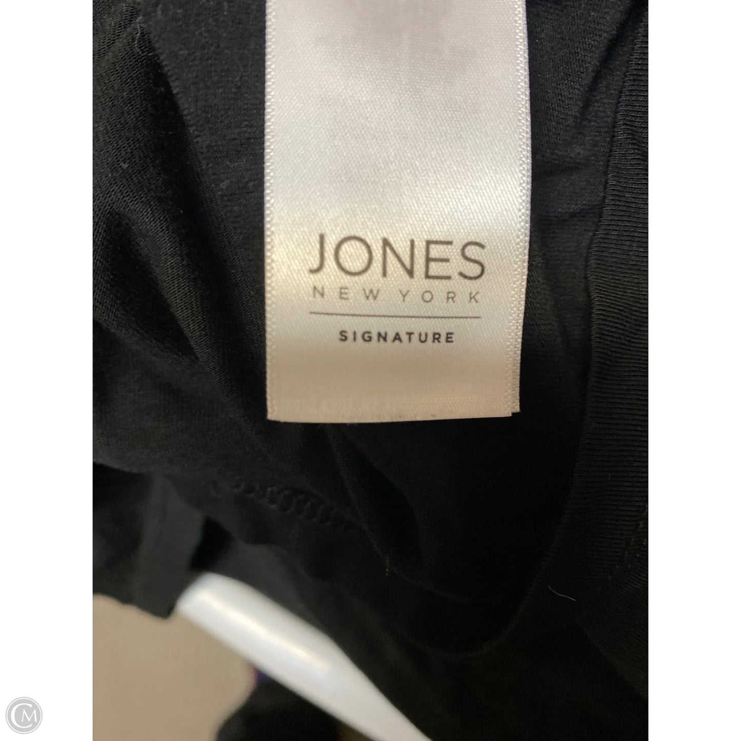 Top Long Sleeve By Jones New York In Black, Size: Xxl