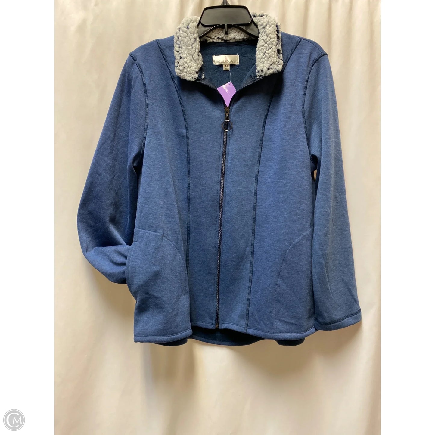 Jacket Other By Cuddl Duds In Blue, Size: M