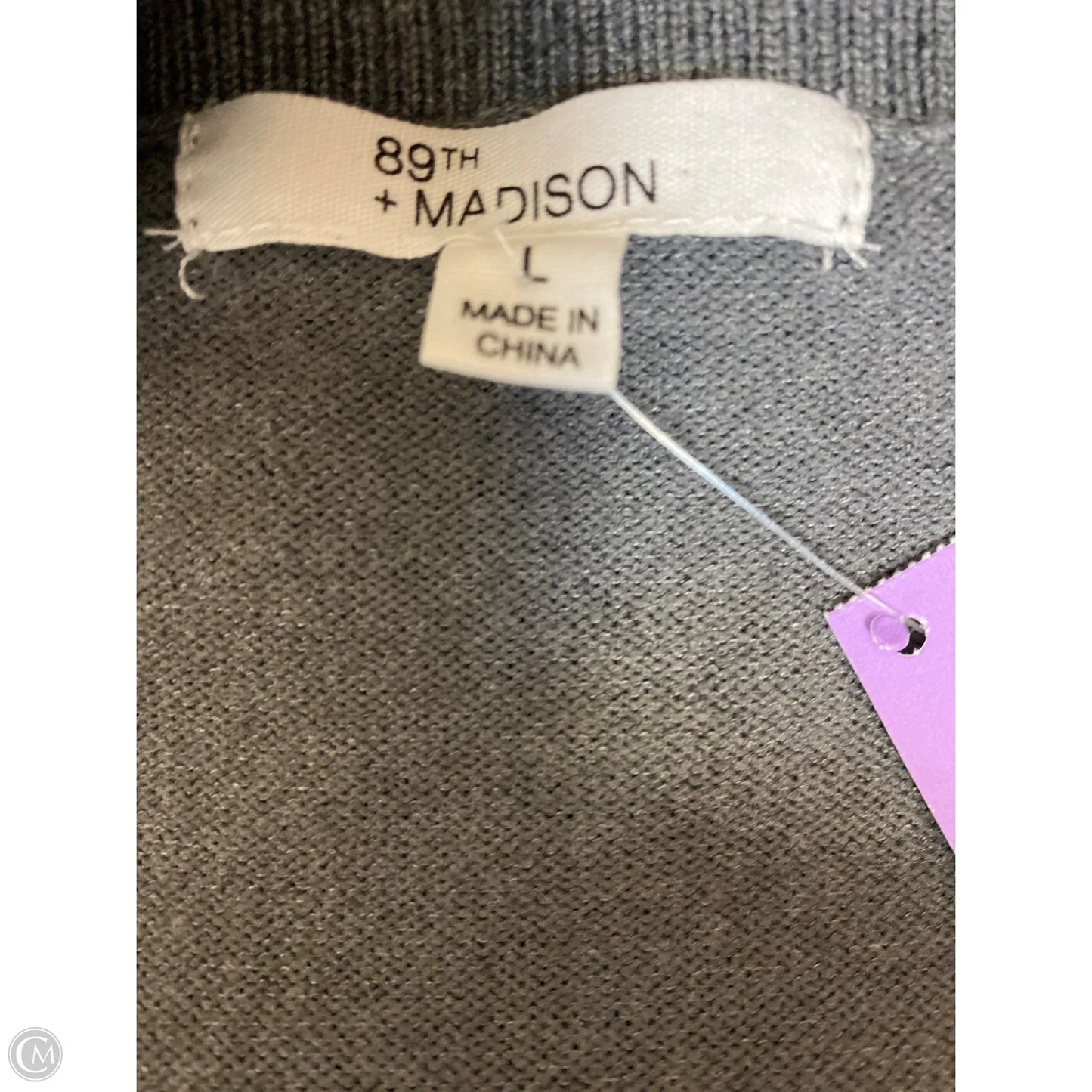 Cardigan By 89th And Madison In Grey, Size: L