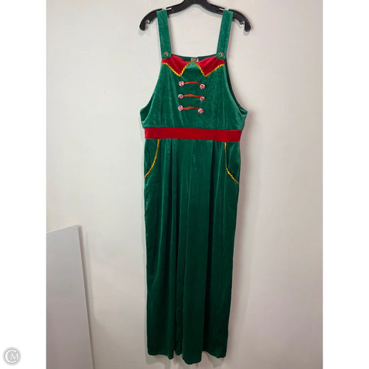 Overalls By No Boundaries In Green, Size: Xl