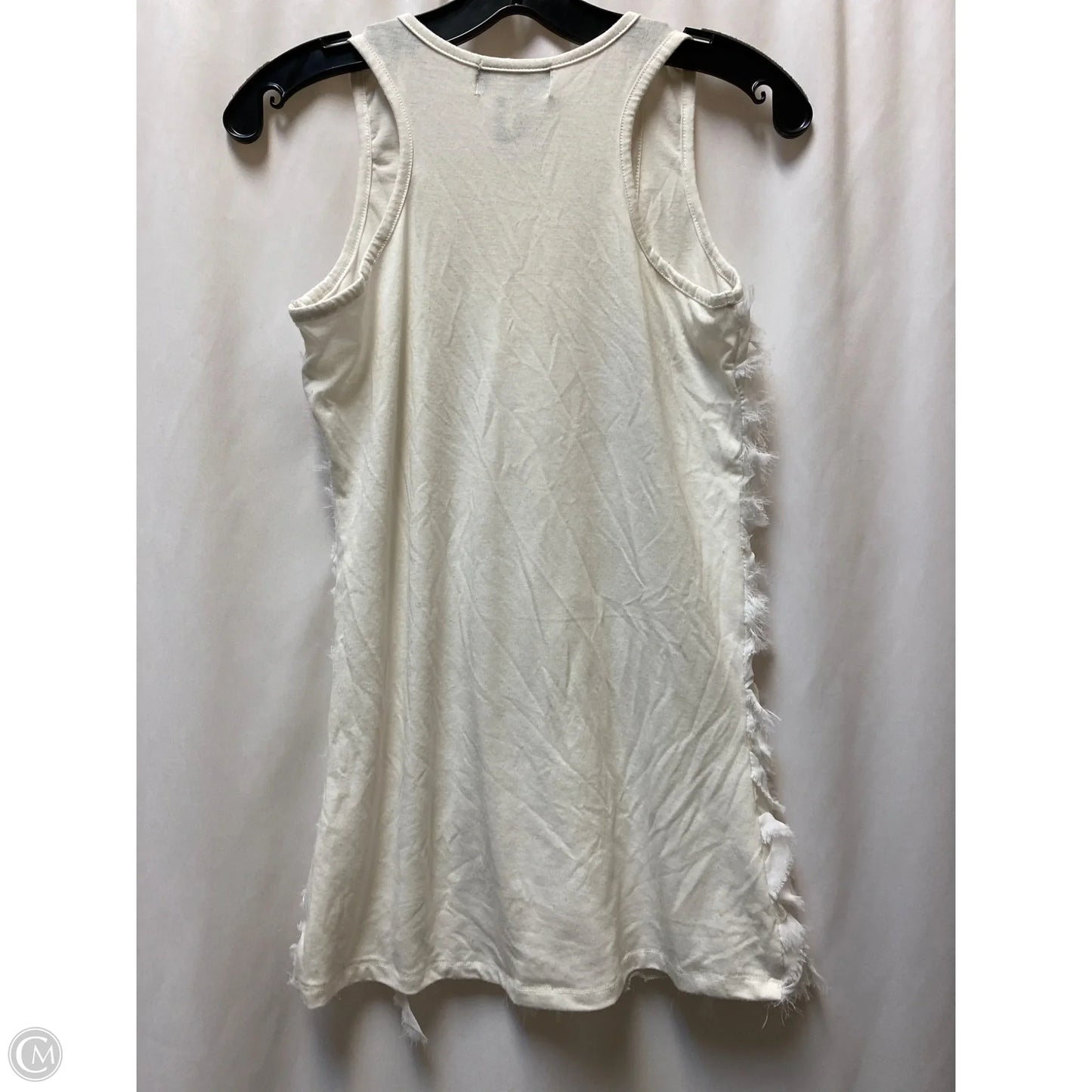 Top Sleeveless By Clothes Mentor In White, Size: L