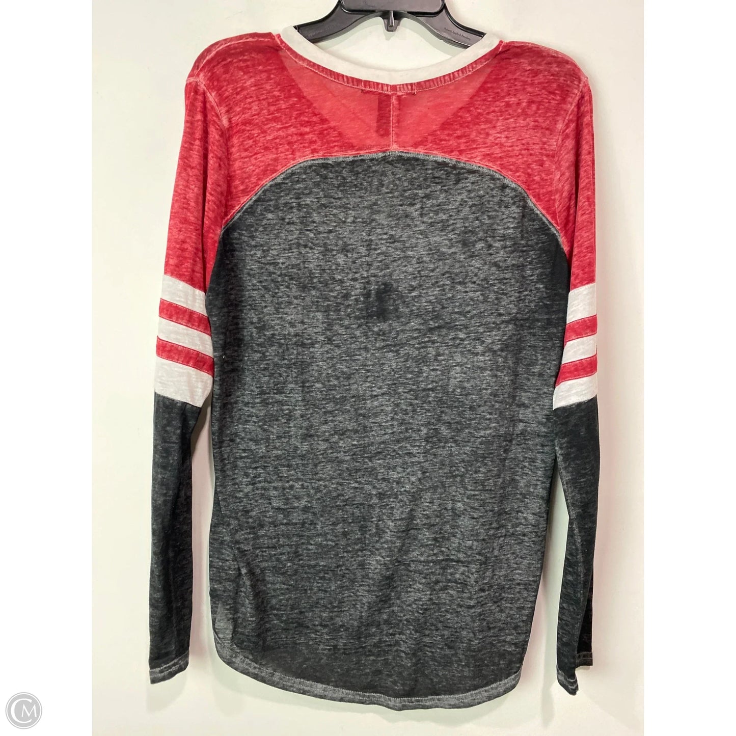 Top Long Sleeve By Clothes Mentor In Red, Size: L