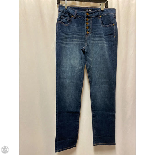 Jeans Straight By Clothes Mentor In Blue Denim, Size: 12