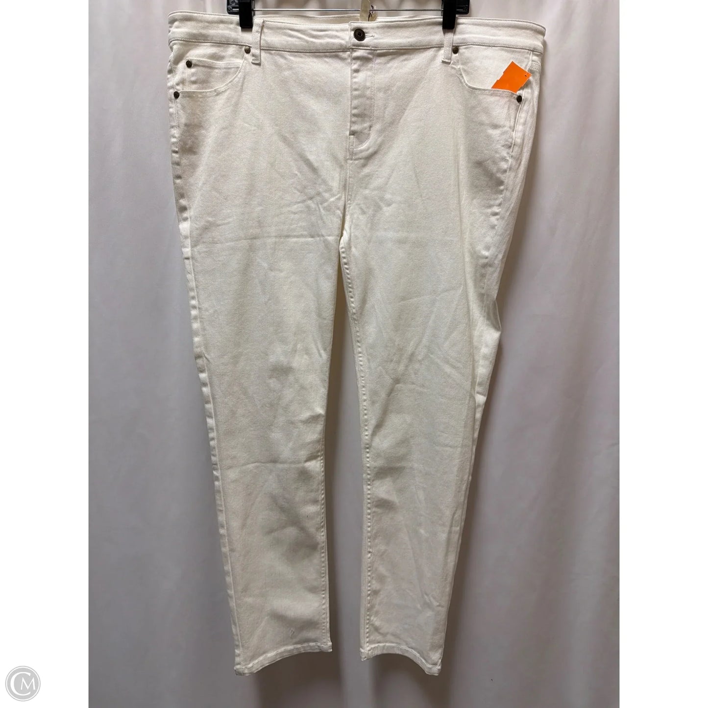 Jeans Skinny By Matilda Jane In White, Size: 22