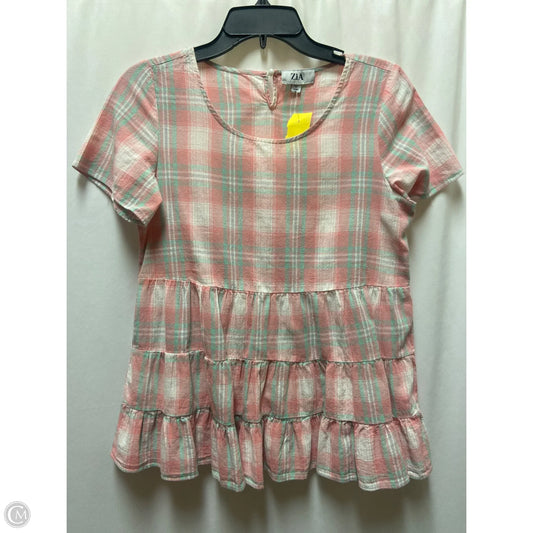 Top Short Sleeve By Clothes Mentor In Pink, Size: M