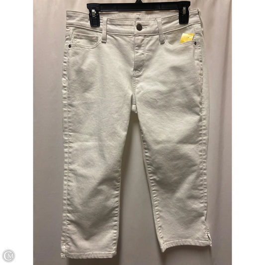 Jeans Cropped By St Johns Bay In White, Size: 4