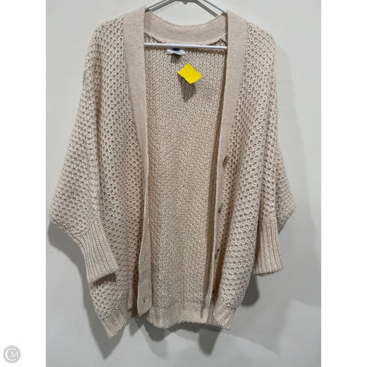 Sweater Cardigan By Old Navy In Cream, Size: M
