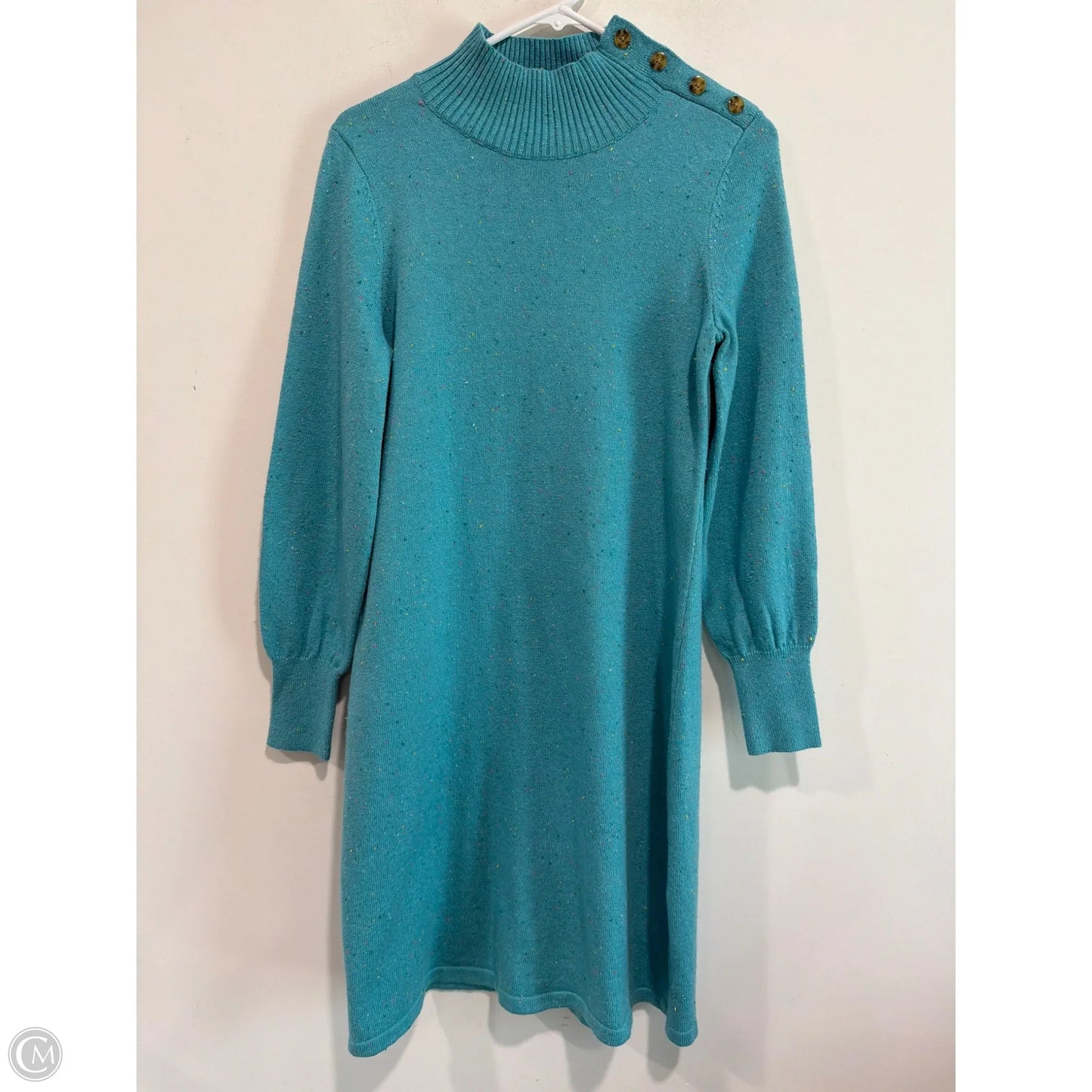 Dress Casual Maxi By Talbots In Teal, Size: S