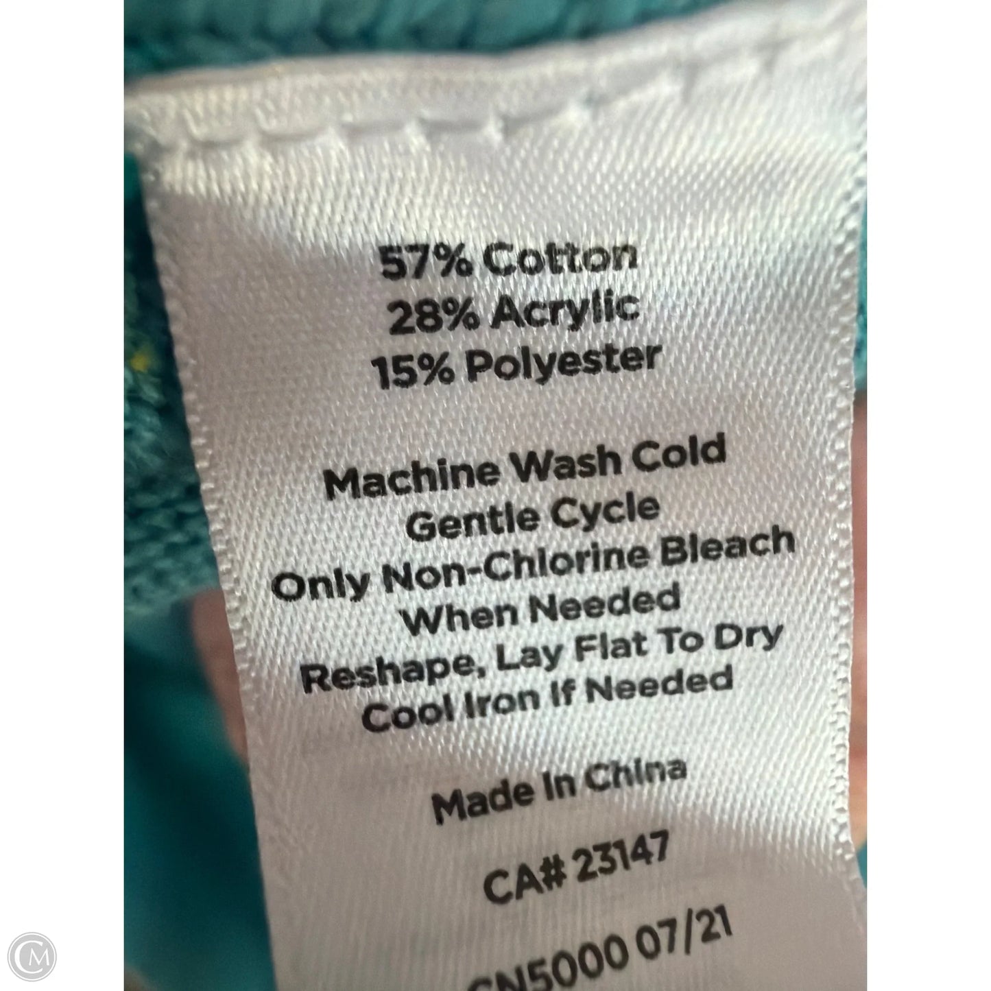 Dress Casual Maxi By Talbots In Teal, Size: S