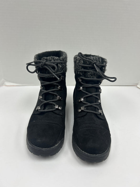 Boots Ankle Flats By Universal Thread In Black, Size: 7