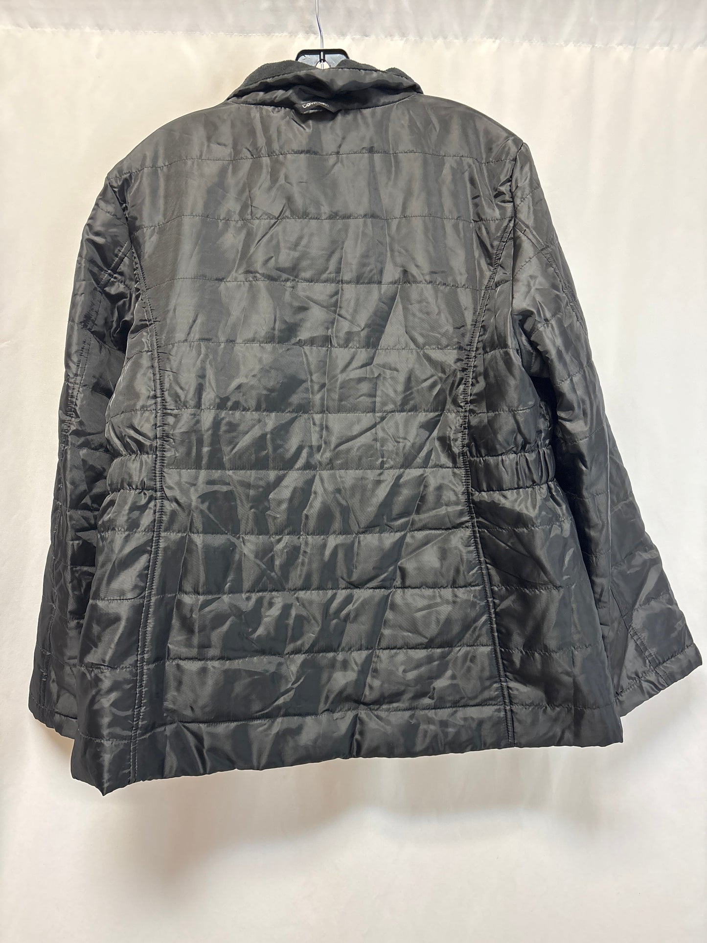 Coat Puffer & Quilted By Calvin Klein In Black, Size: Xxl