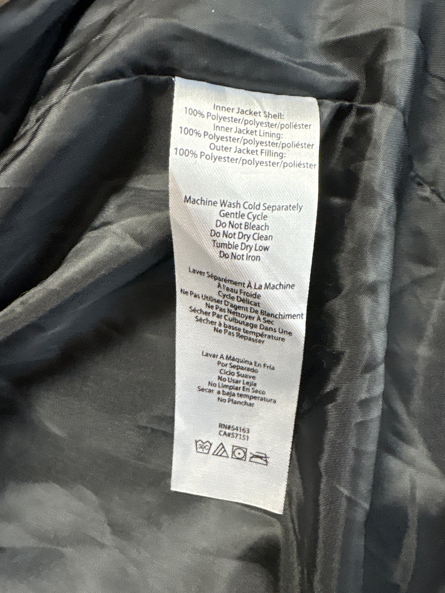 Coat Puffer & Quilted By Calvin Klein In Black, Size: Xxl