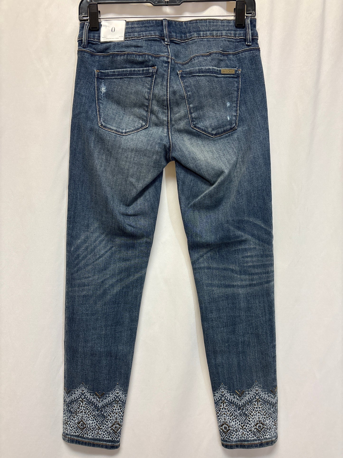 Jeans Skinny By White House Black Market In White Denim, Size: 0