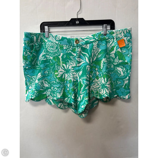 Shorts Designer By Lilly Pulitzer In Green, Size: 16