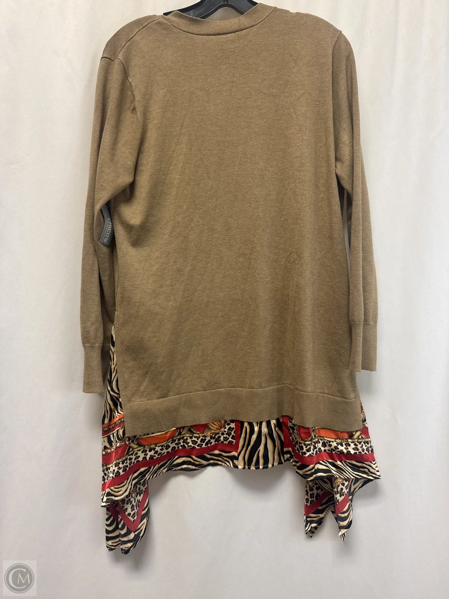 Cardigan By Chicos In Beige, Size: M