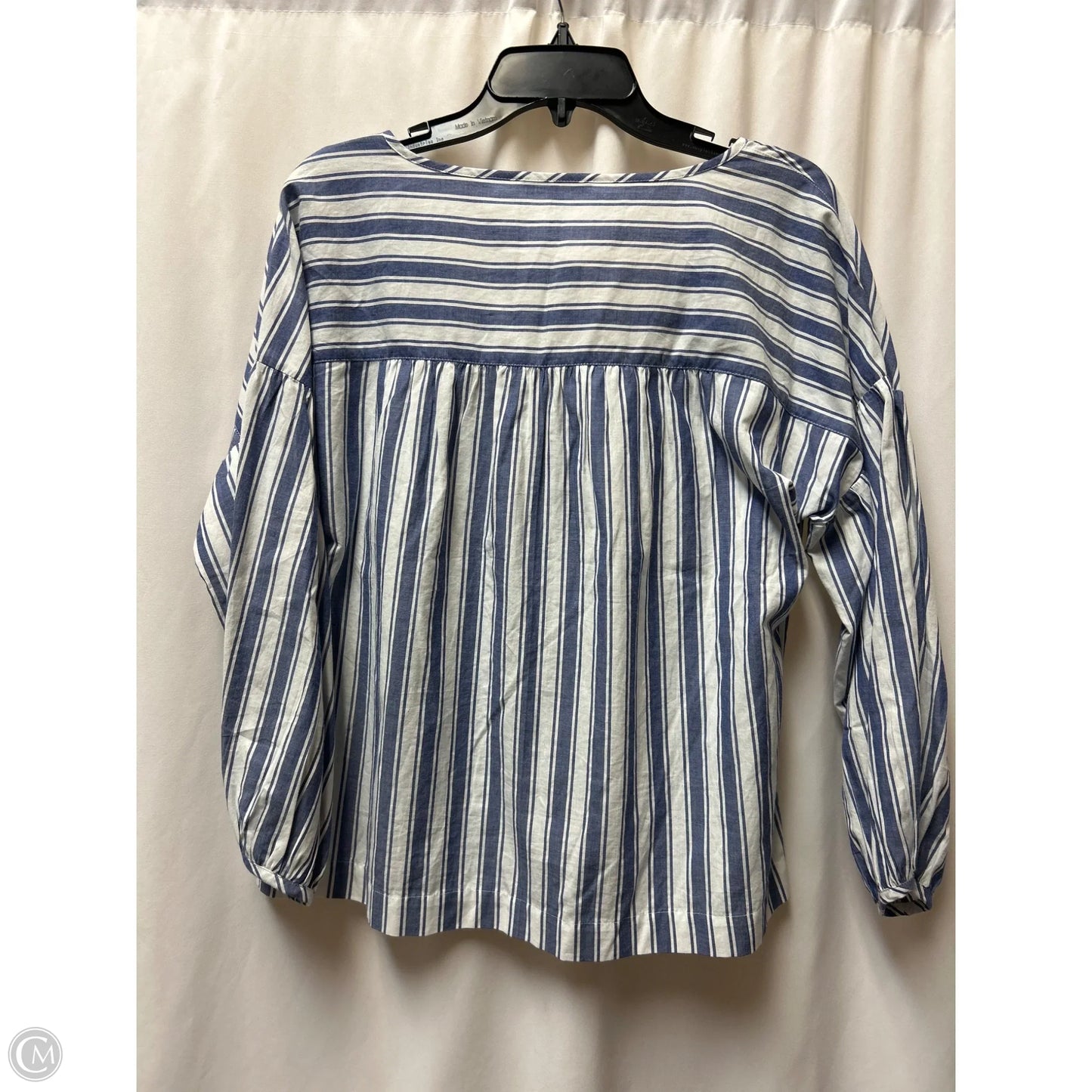 Top Sleeveless By Madewell In Blue, Size: M