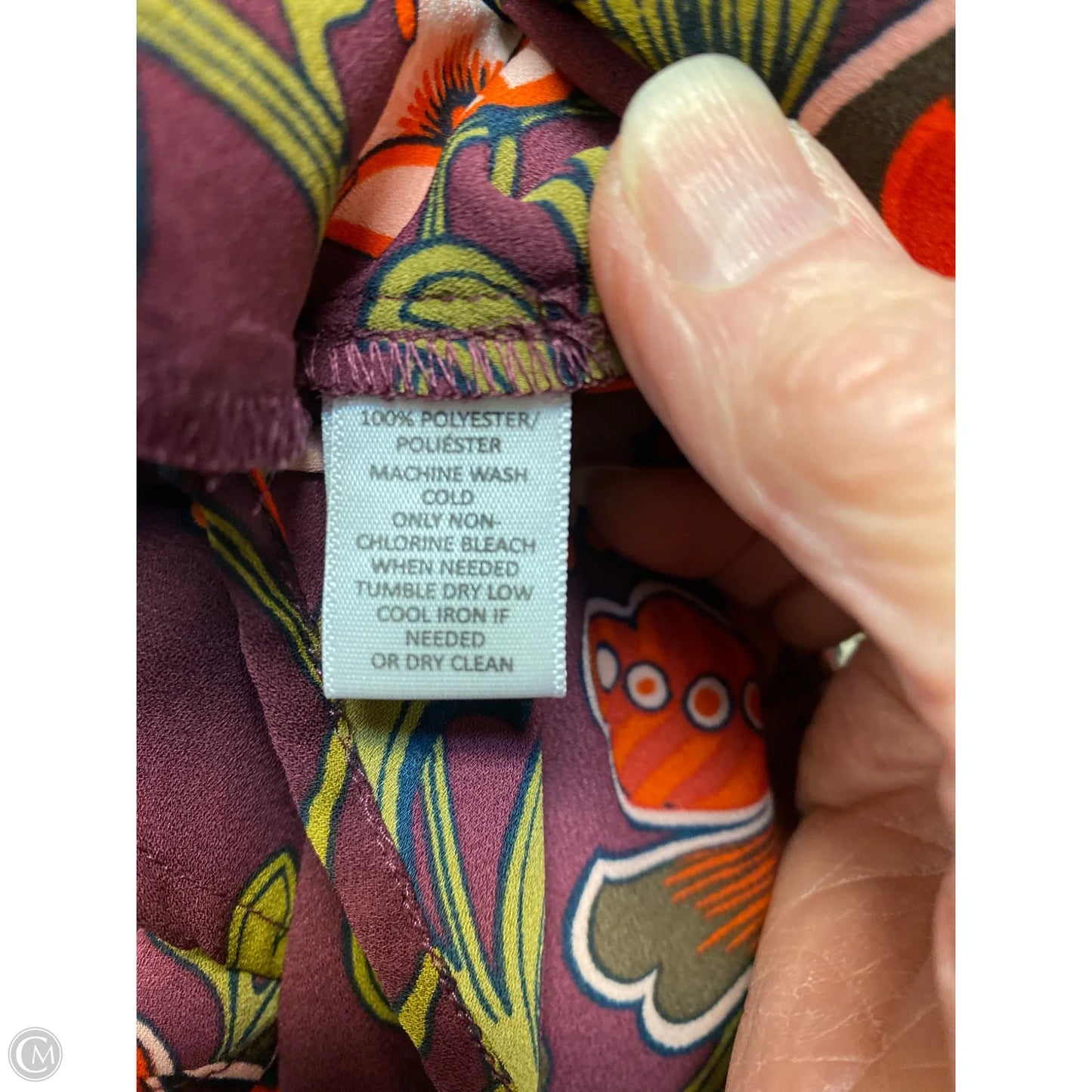 Top Long Sleeve By Loft In Maroon, Size: S