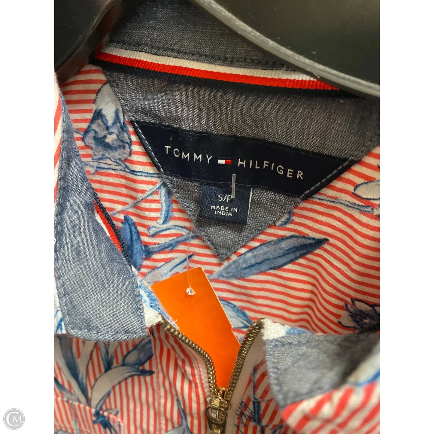 Top Long Sleeve By Tommy Hilfiger In Red, Size: S