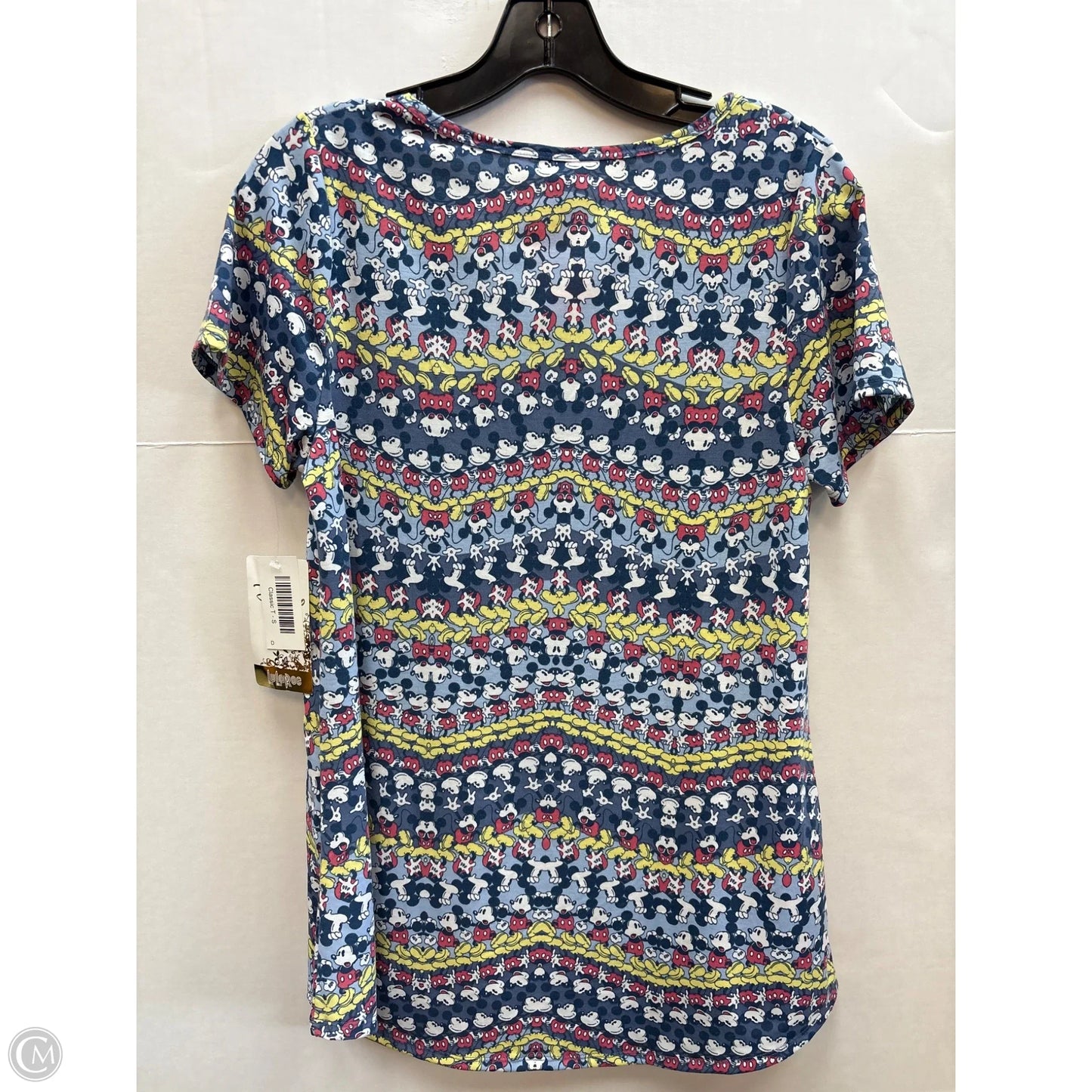 Top Short Sleeve By Lularoe In Blue, Size: S