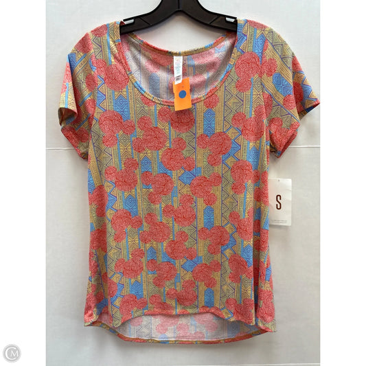 Top Short Sleeve By Lularoe In Orange, Size: S