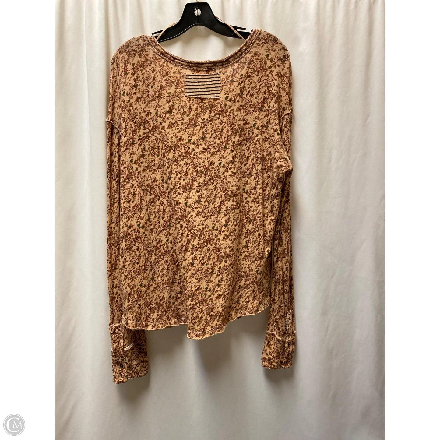 Top Long Sleeve By We The Free In Peach, Size: L