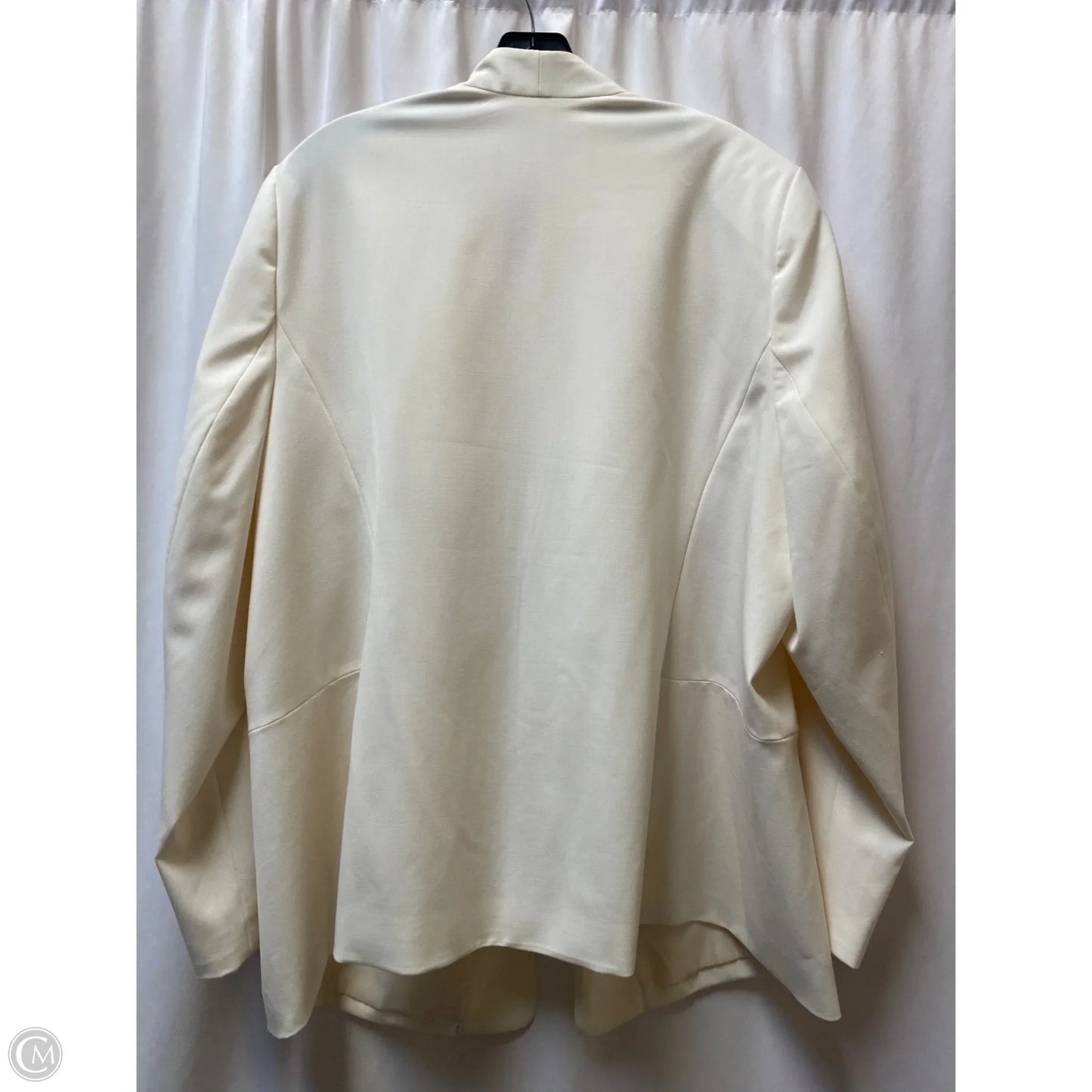 Blazer By Lane Bryant In Cream, Size: 3x