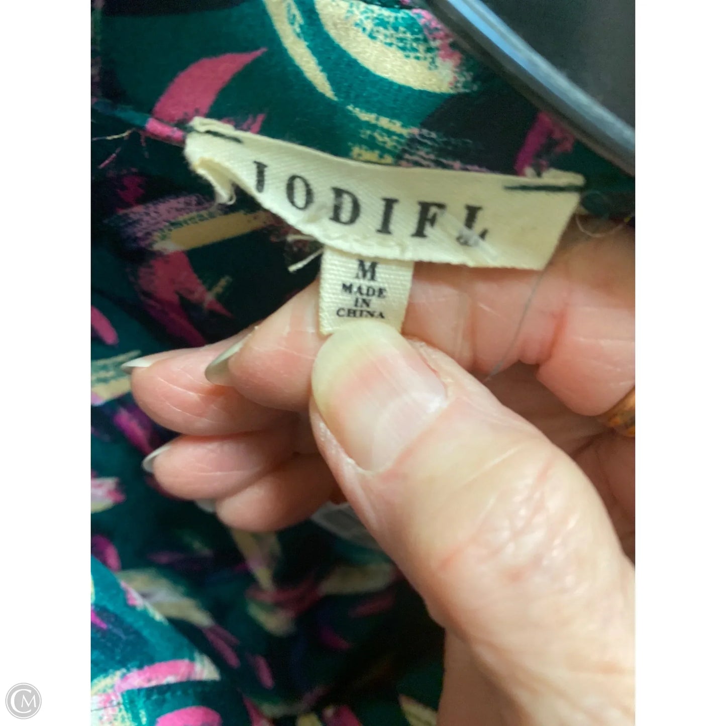 Top Long Sleeve By Jodifl In Green, Size: M