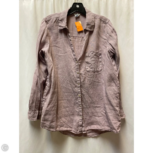 Top Long Sleeve By Sigrid Olsen In Purple, Size: M