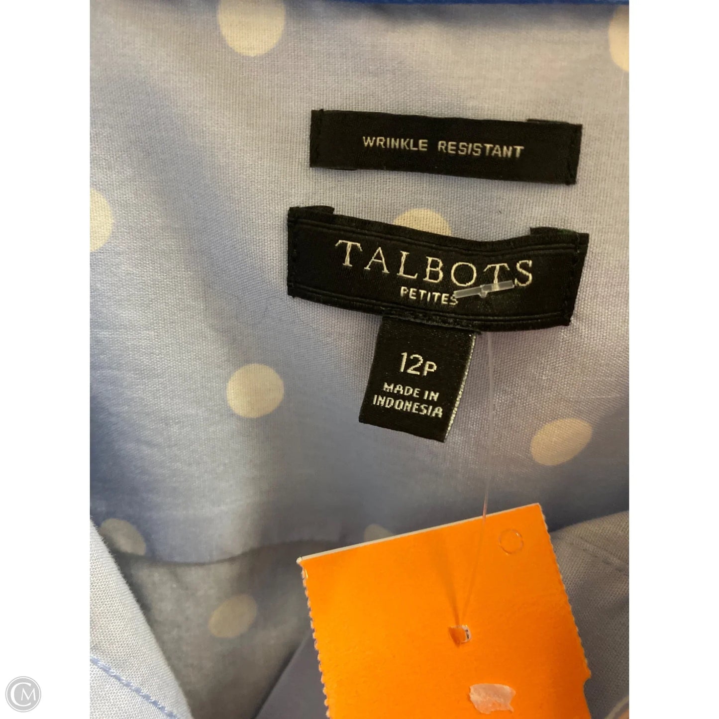 Top Long Sleeve By Talbots In Blue, Size: Lp