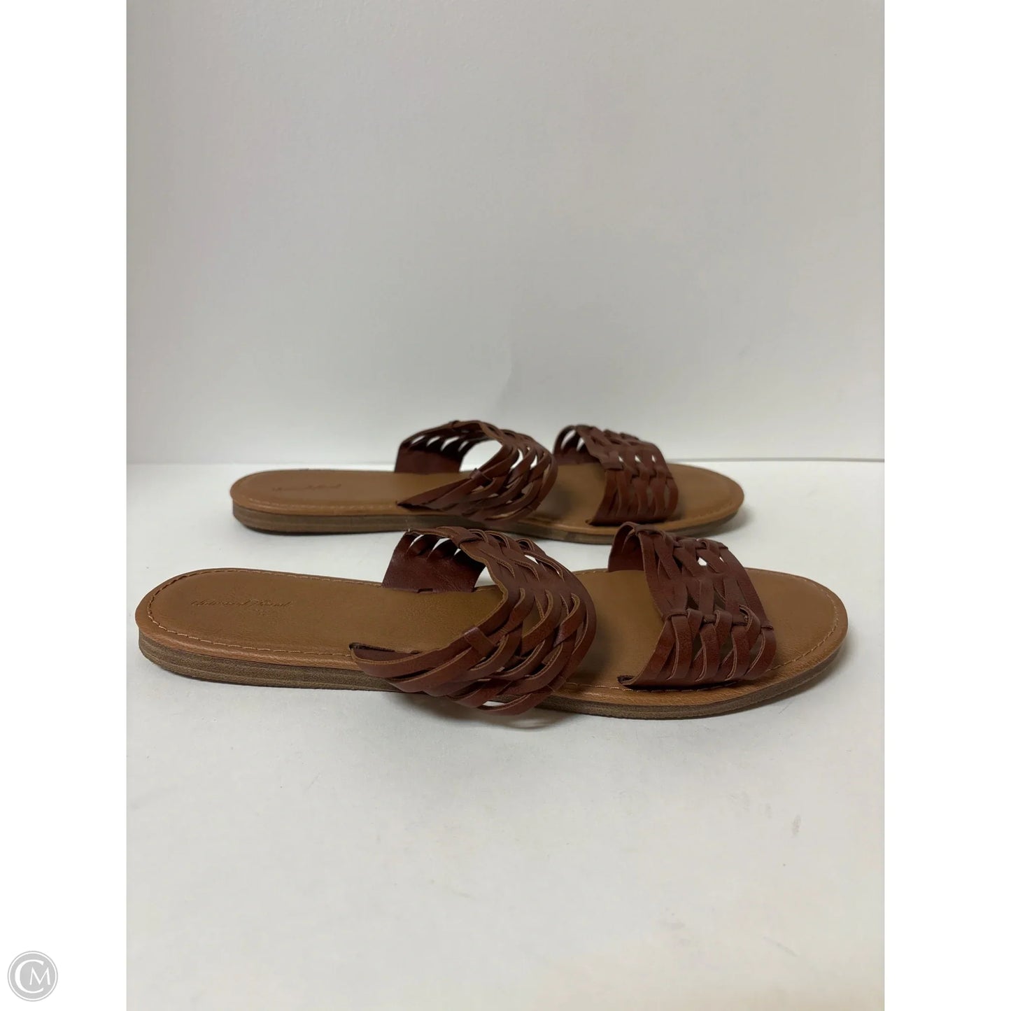 Sandals Flats By Universal Thread In Brown, Size: 11