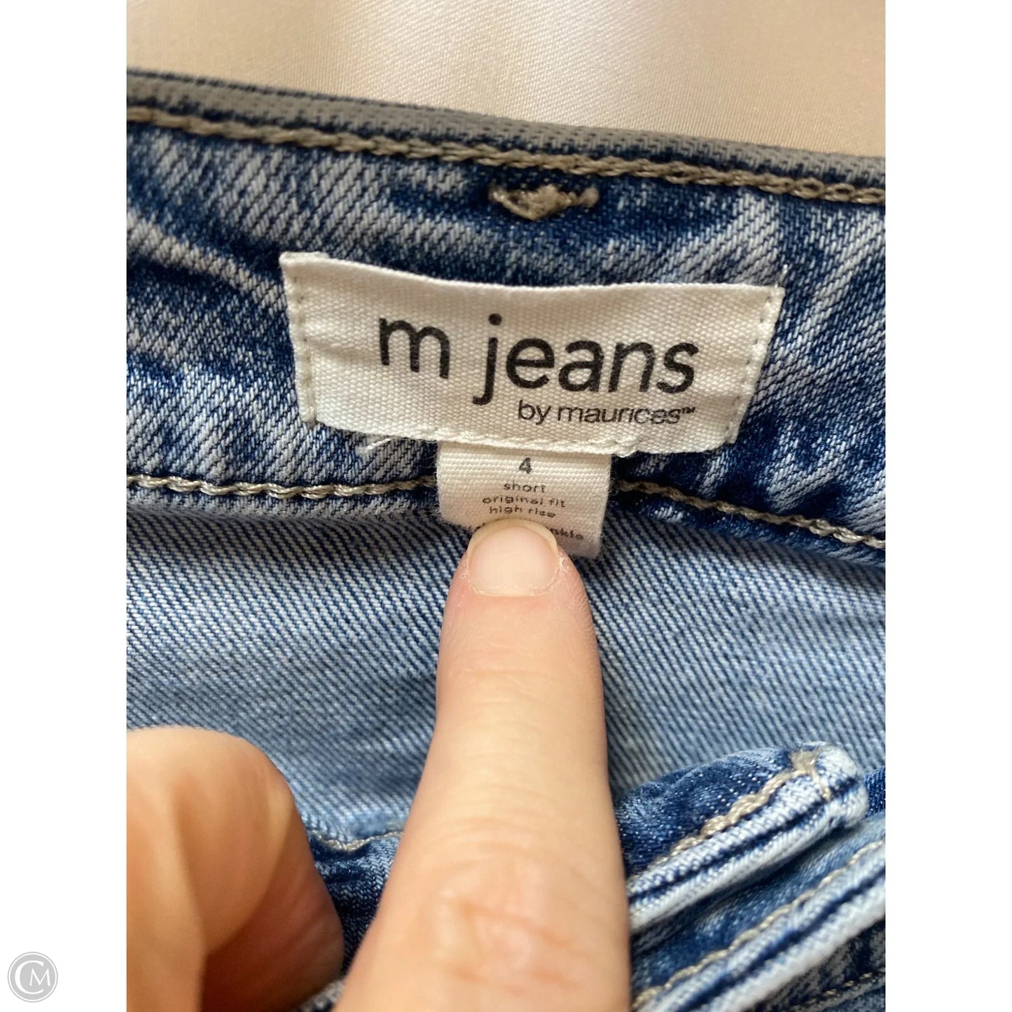 Jeans Cropped By Maurices In Blue Denim, Size: 4