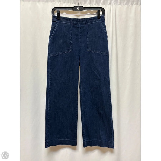 Jeans Cropped By Nic + Zoe In Blue Denim, Size: 2