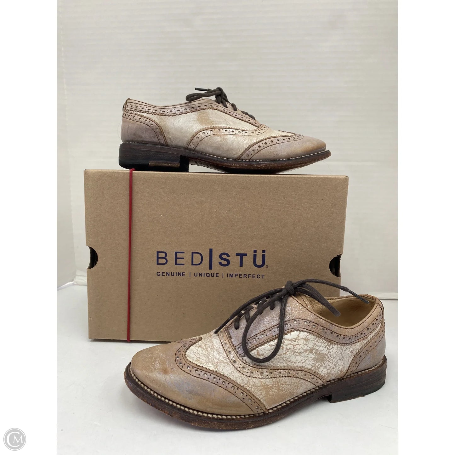 Shoes Flats By Bed Stu In Beige, Size: 7