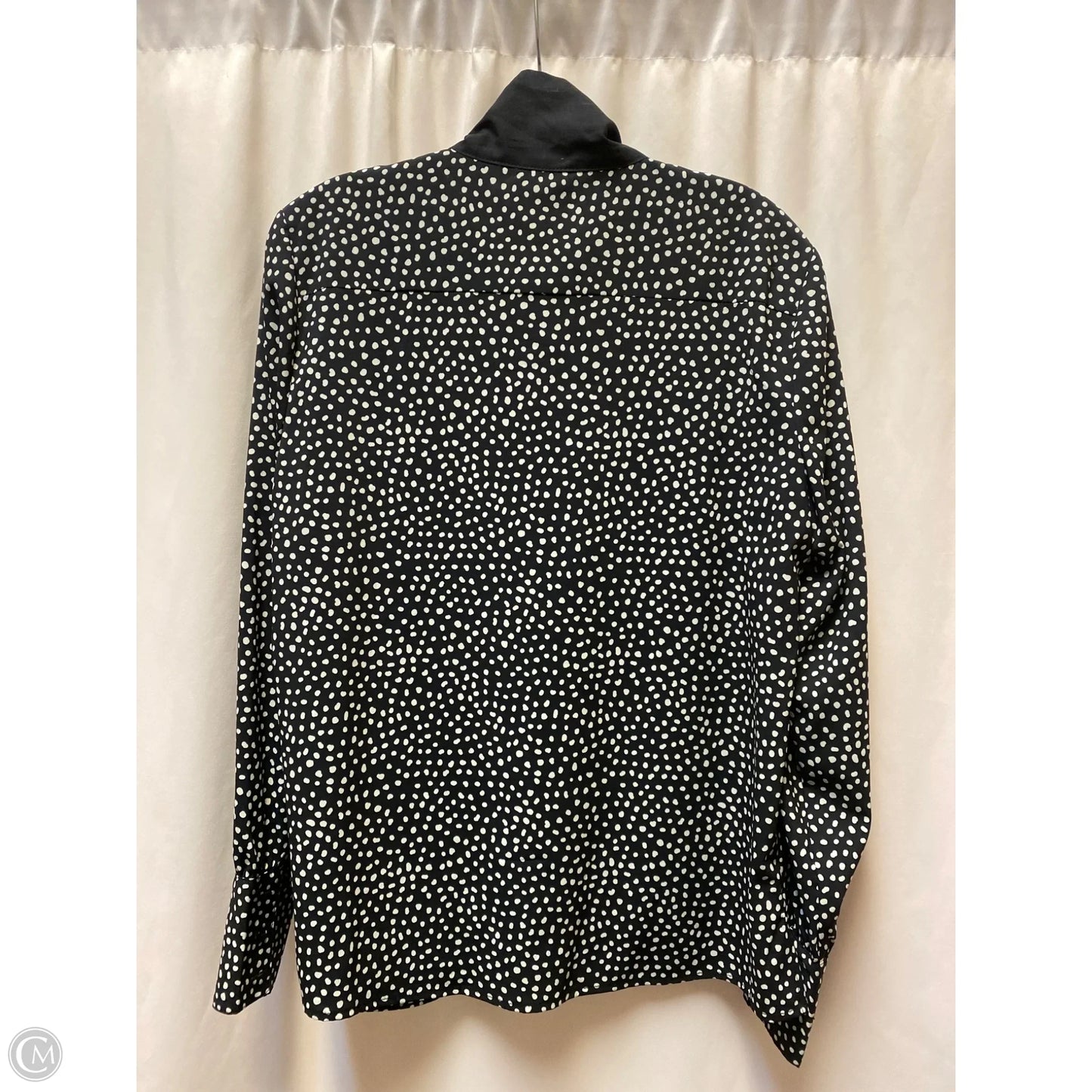 Top Long Sleeve By Agnes & Dora In Black, Size: M