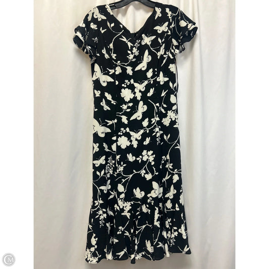Dress Casual Maxi By Talbots In Black & White, Size: Xs