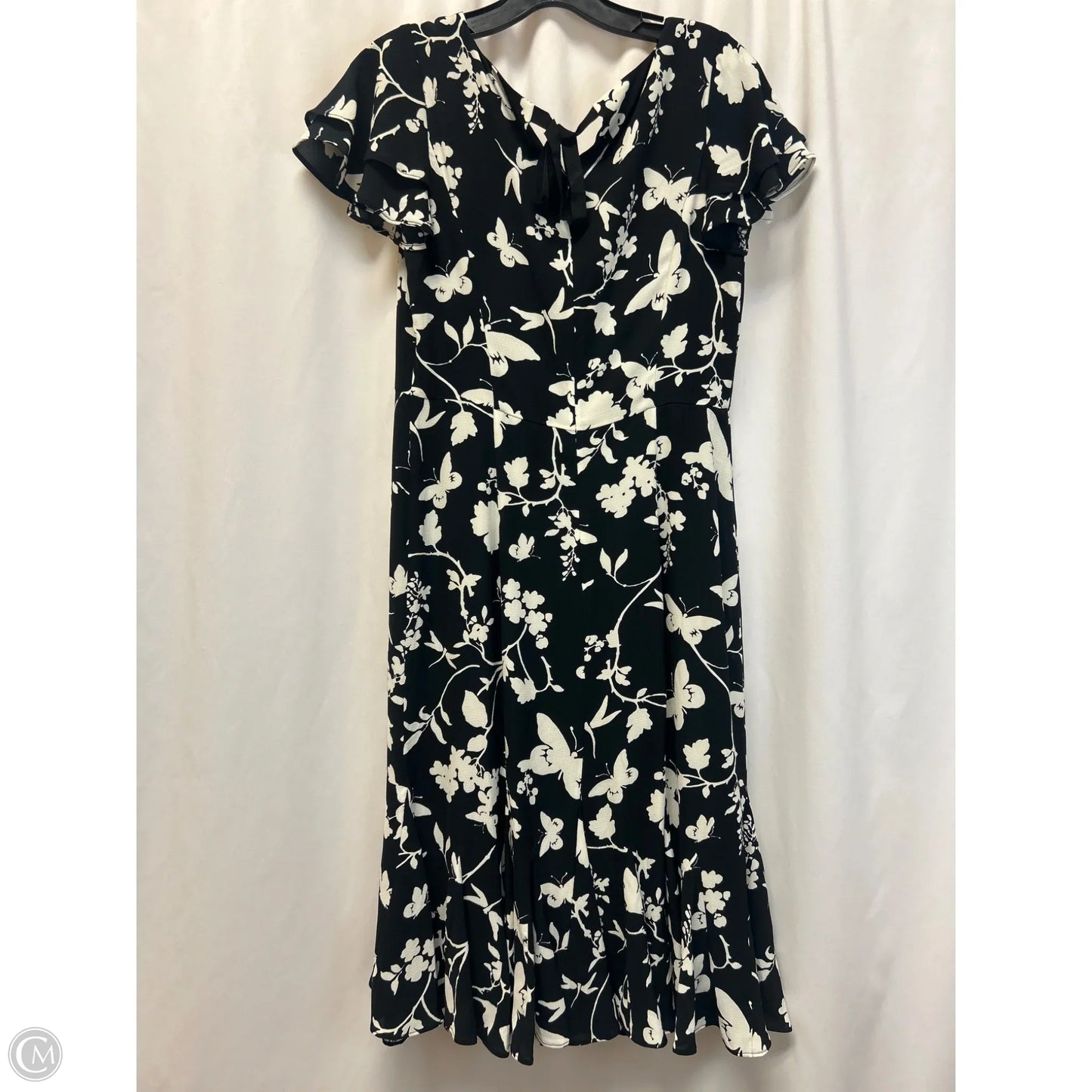 Dress Casual Maxi By Talbots In Black & White, Size: Xs