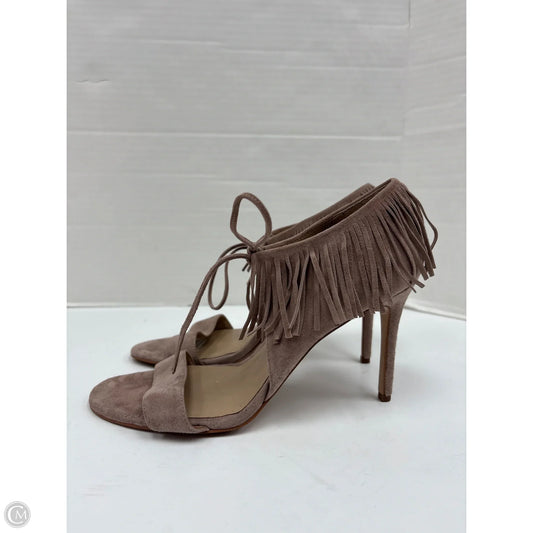 Sandals Heels Stiletto By Ann Taylor In Beige, Size: 8