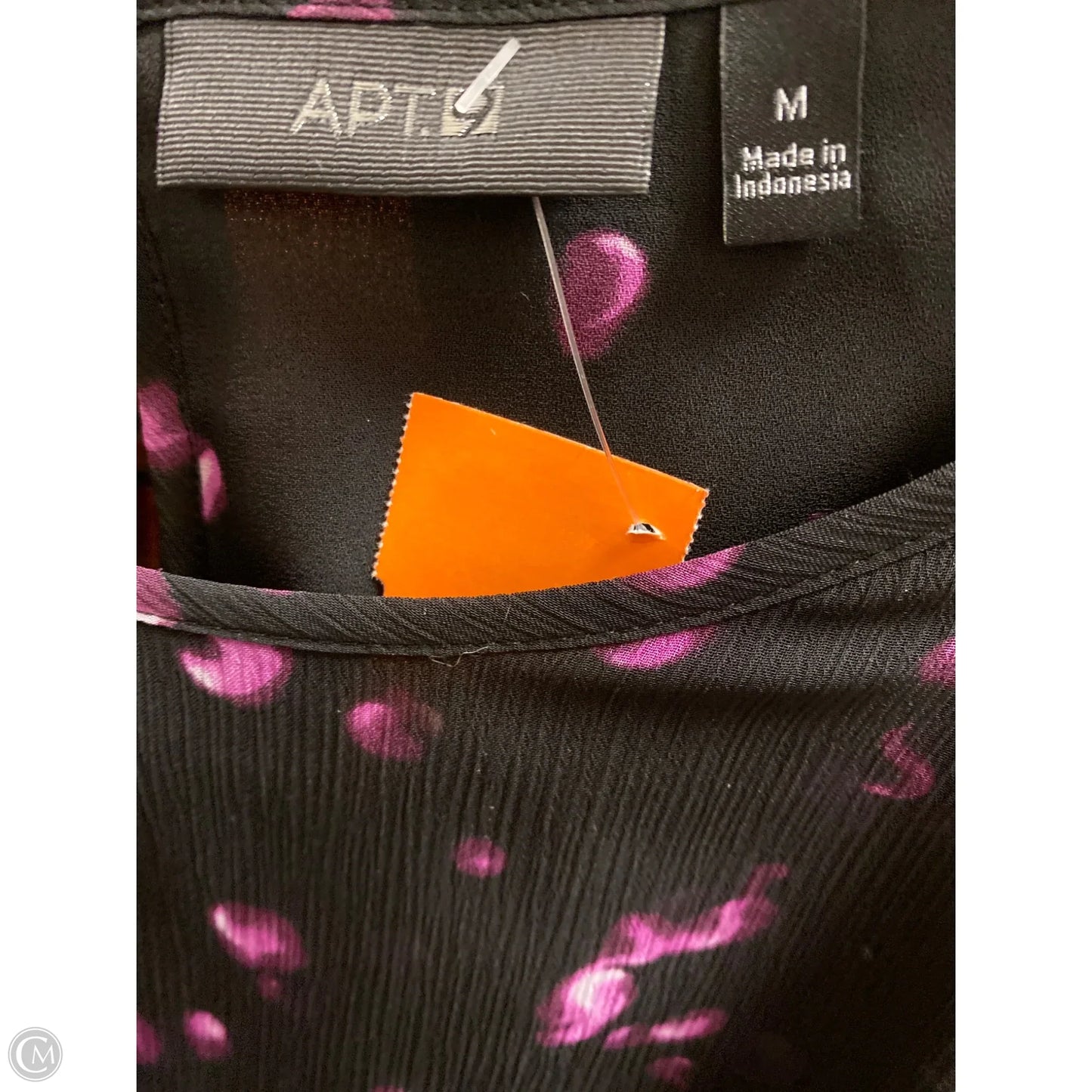 Top Long Sleeve By Apt 9 In Blue, Size: M