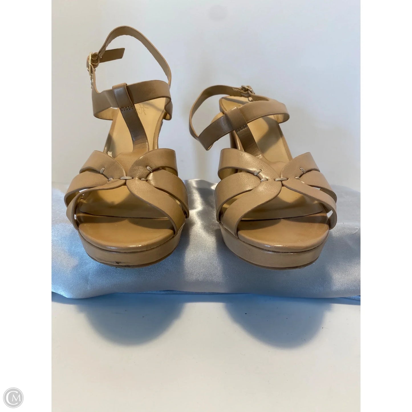 Sandals Heels Stiletto By Thalia Sodi In Beige, Size: 10