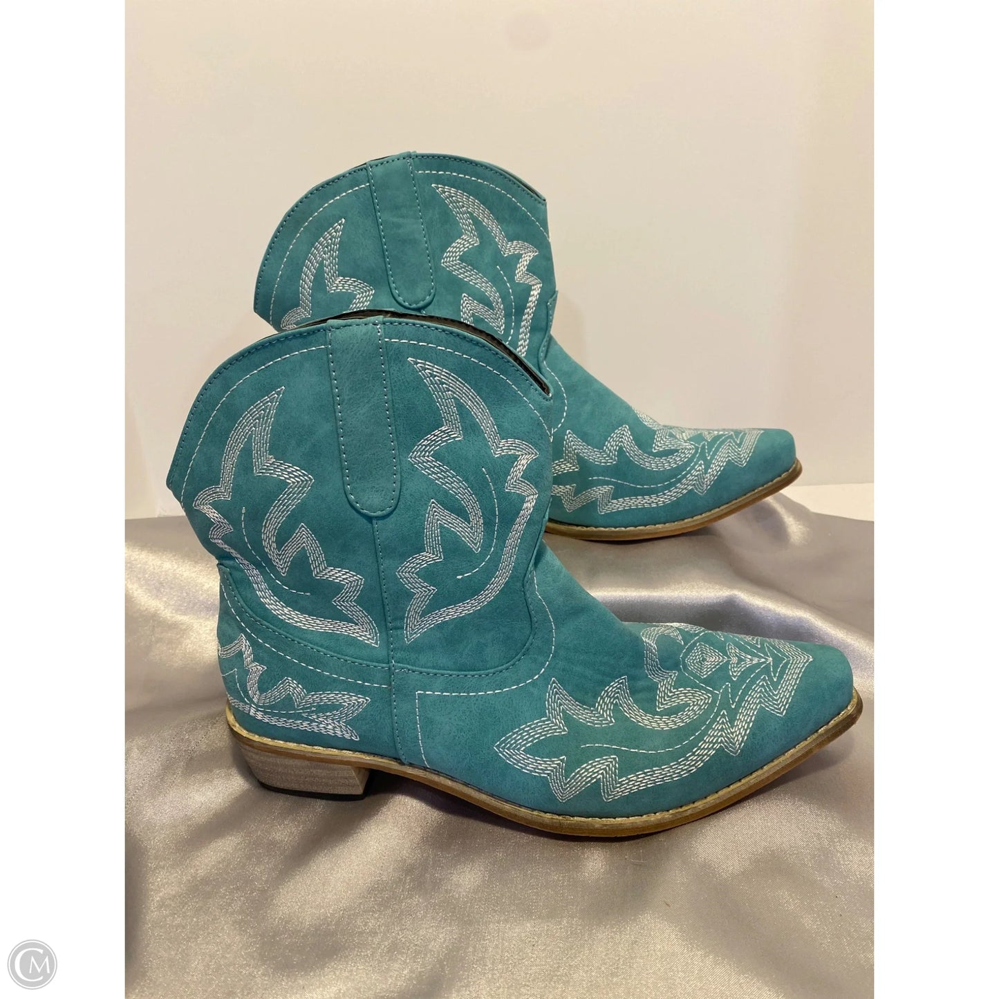 Boots Western By Cmf In Teal, Size: 11