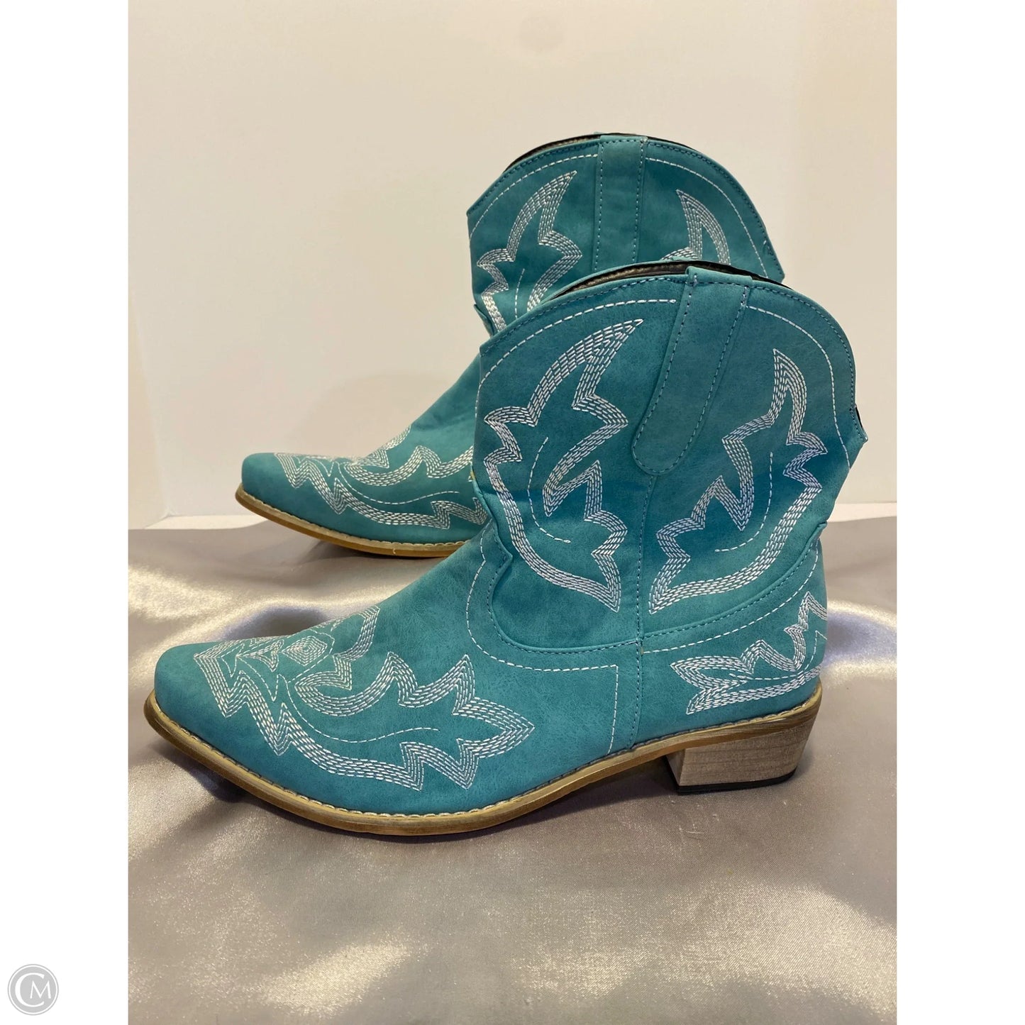 Boots Western By Cmf In Teal, Size: 11