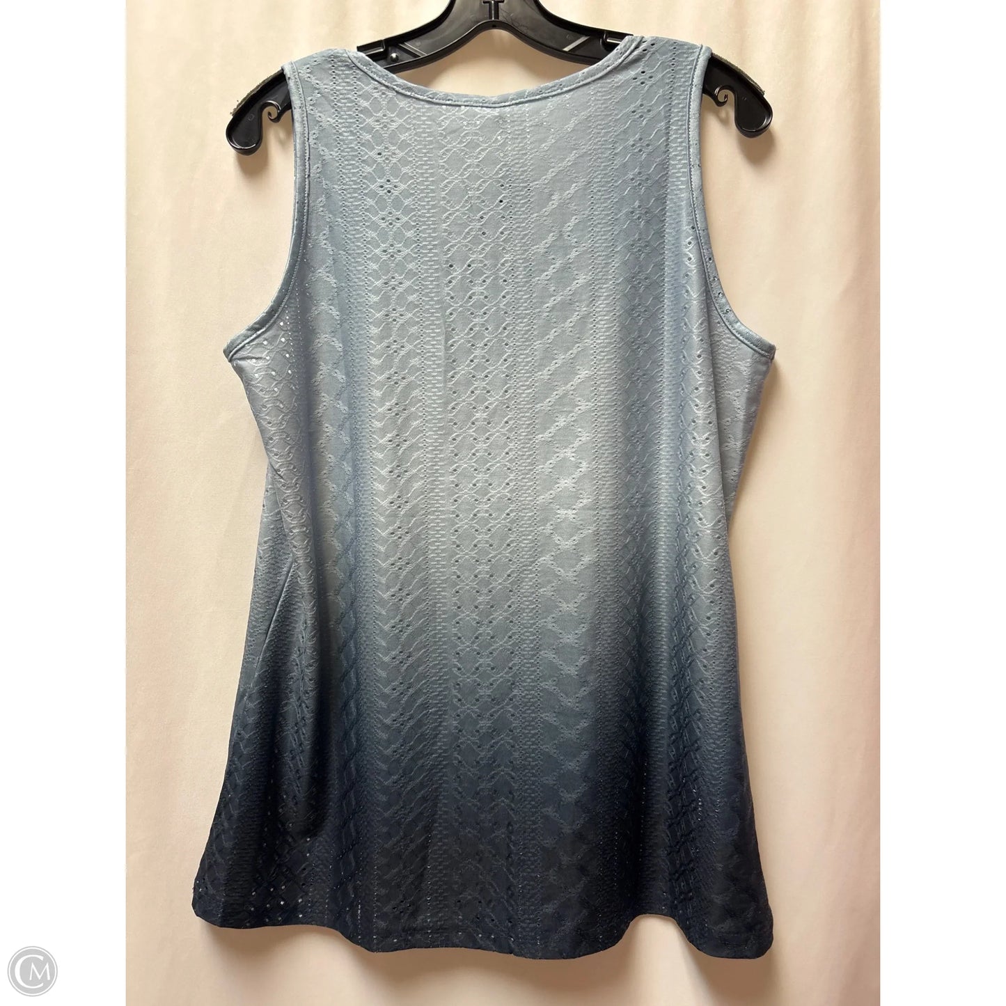 Tank Top By Cmf In Blue, Size: L
