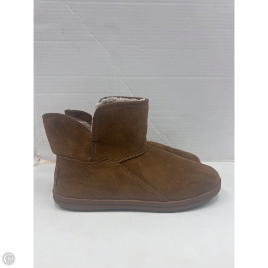 Boots Ankle Flats By Skechers In Brown, Size: 8