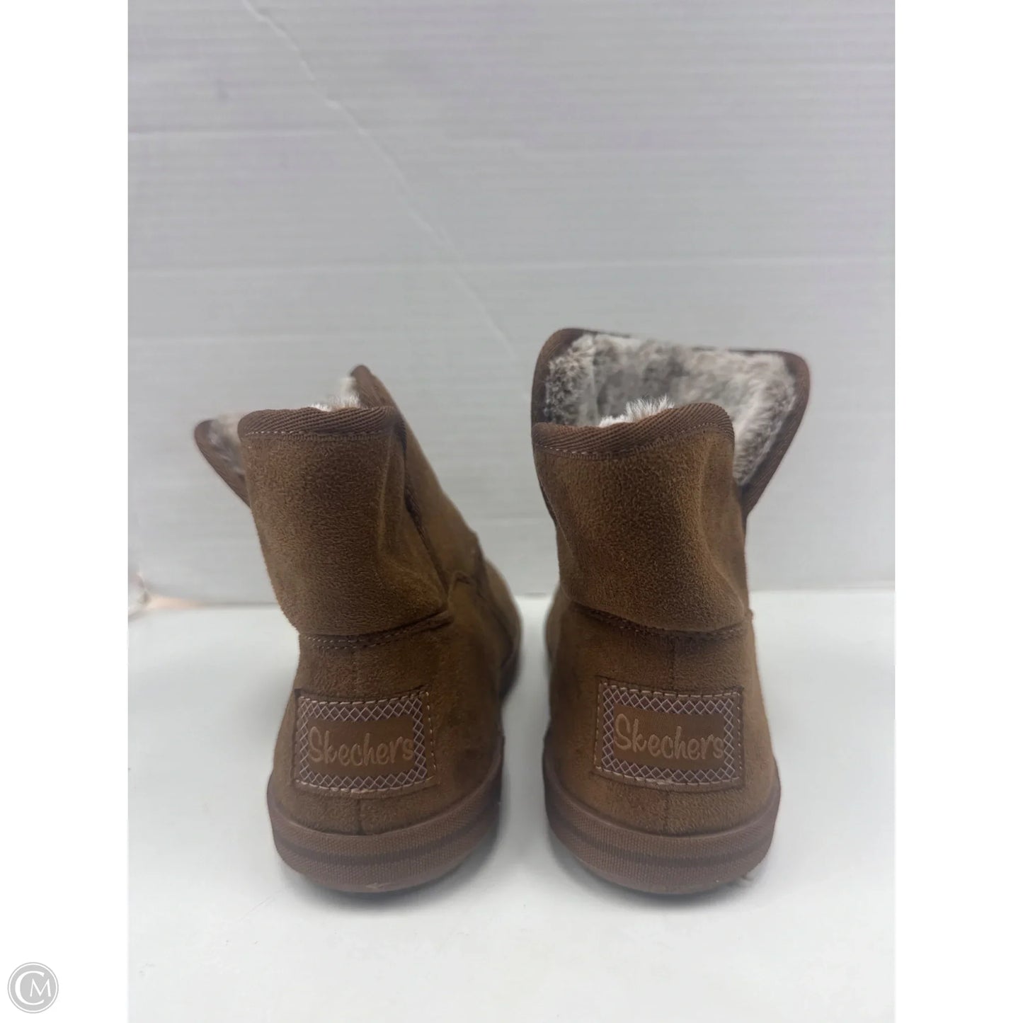 Boots Ankle Flats By Skechers In Brown, Size: 8