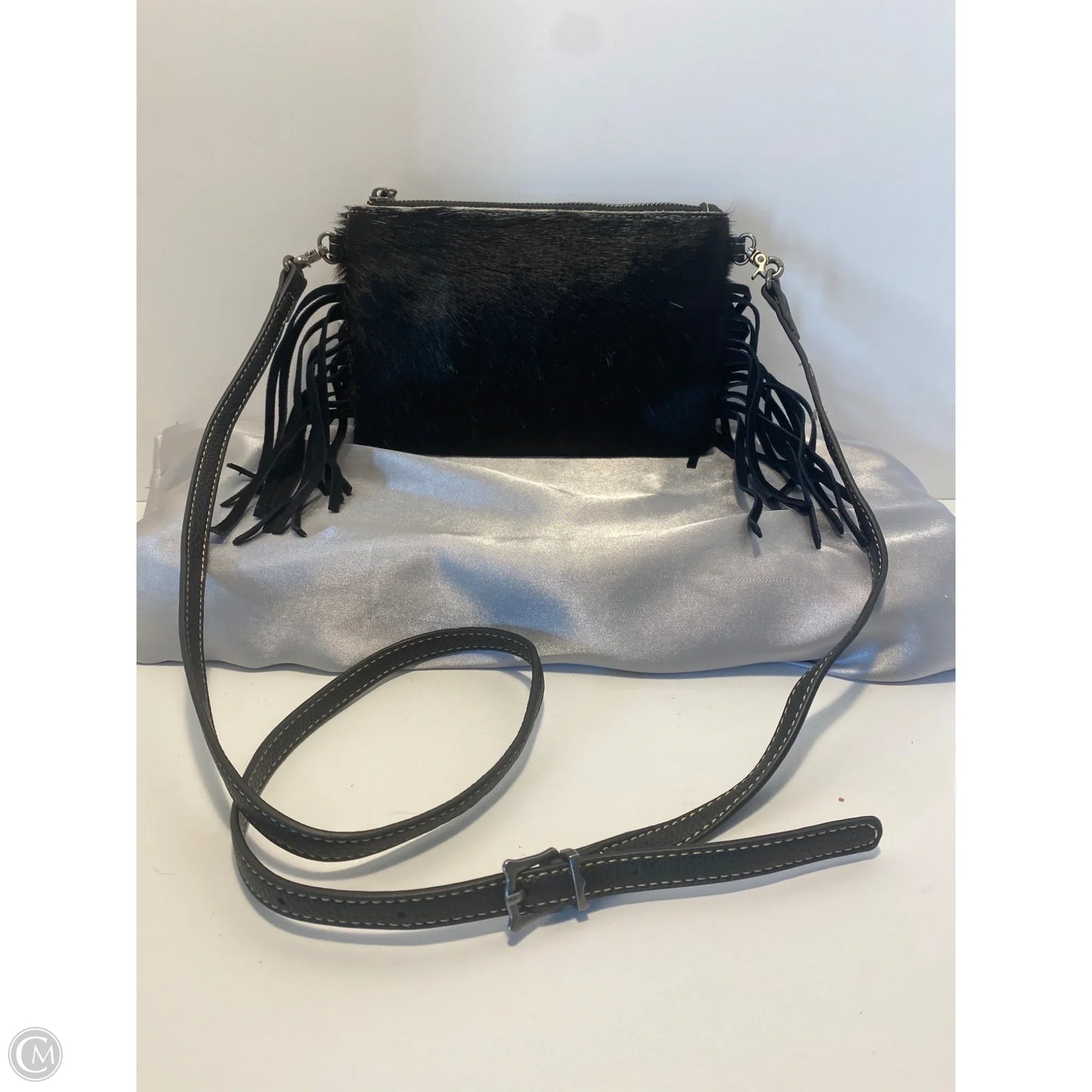 Crossbody Leather By Clothes Mentor, Size: Small