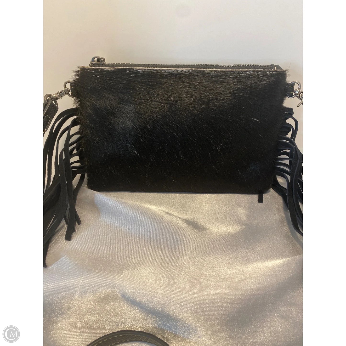 Crossbody Leather By Clothes Mentor, Size: Small